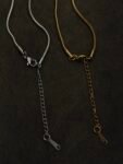 Couple round Chain Bracelets – Gold & Silver 🤍