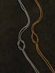 Twist Knot Couple Bracelets – Gold & Silver